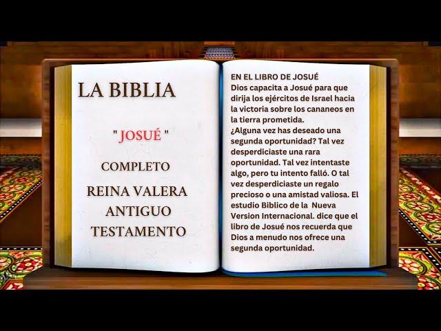 ORIGINAL: LA BIBLIA LIBRO DE " JOSUÉ " COMPLETO REINA VALERA ANTIGUO TESTAMENTO