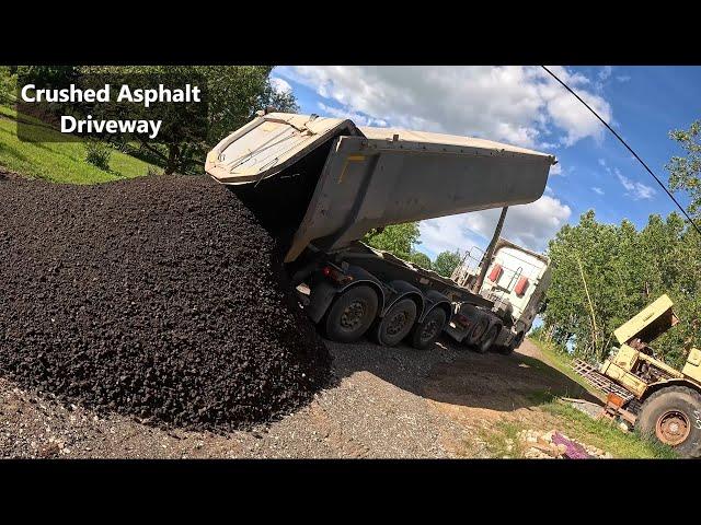 Installing a Crushed Asphalt Driveway