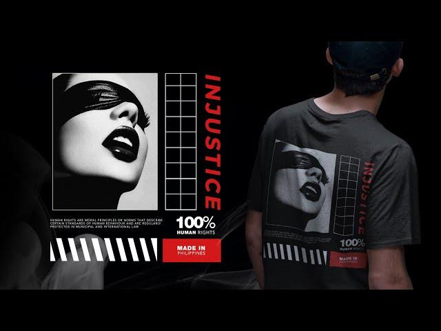 How to make Streetwear T-shirt Design | Photoshop Tutorial