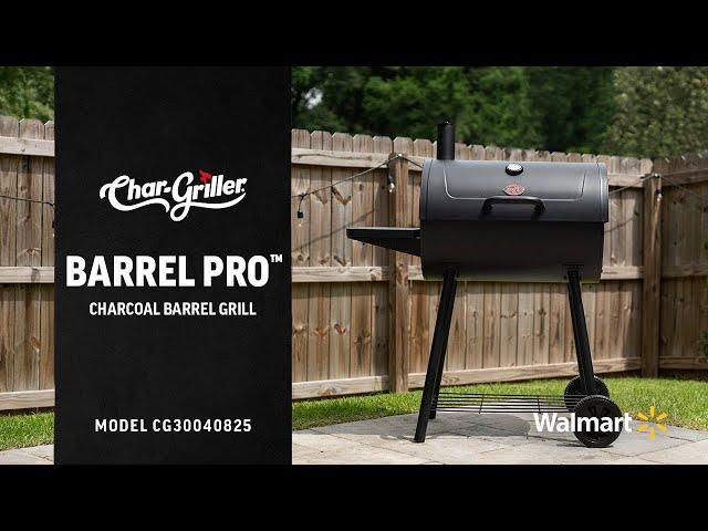 Barrel Pro™ Charcoal Barrel Grill | Charcoal Grill by Char-Griller | Available at Walmart