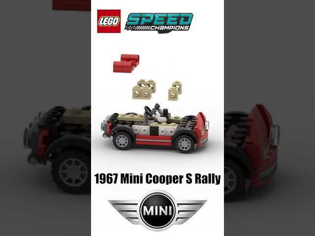 LEGO 1967 Mini Cooper S Rally Satisfying Building Animation