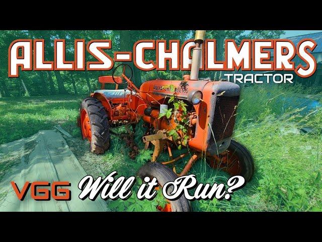 Allis Chalmers Tractor with LOCKED UP engine! Will it RUN AND DRIVE 50 Miles home?