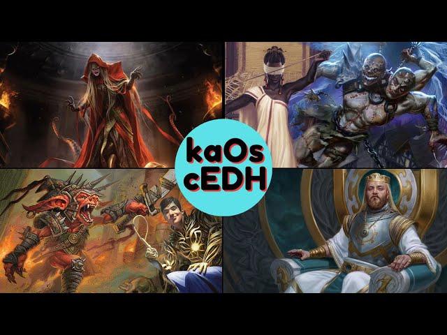 Dihada vs Tymna & kraum vs Kenrith vs Rograkh & Silas cEDH tournament gameplay