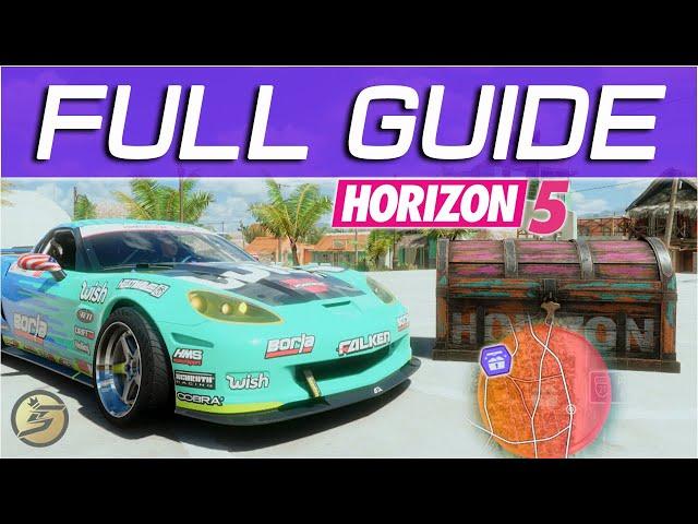 Forza Horizon 5 TREASURE HUNT TRACK DAZE FH5 Treasure Hunt (Winter Festival Playlist)