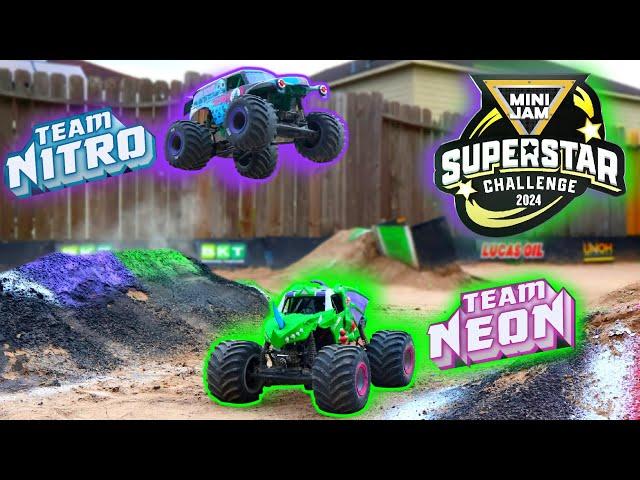 Our Most DANGEROUS Race Course! Backyard RC Monster Jam: Superstar Challenge FULL SHOW!