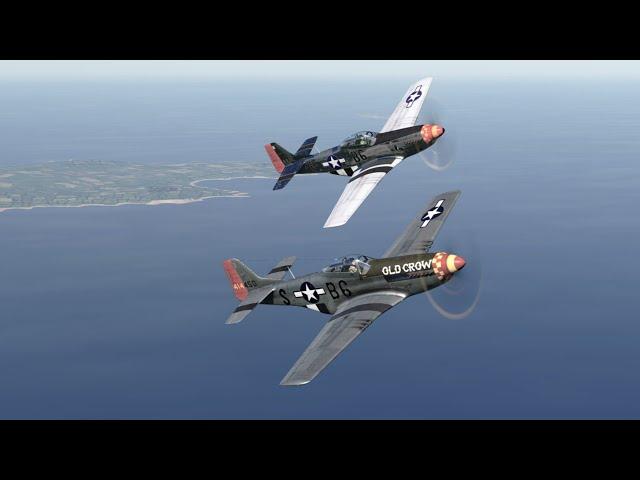 332FG Wingnut & SurfVR Perform a Classic Drag & Bag | WW2 Flight Sim | Normandy 1944