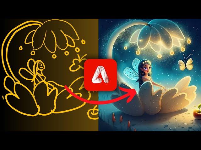 Adobe Firefly's GAME-CHANGING Structure Reference to Bring Your Sketch to Life for FREE