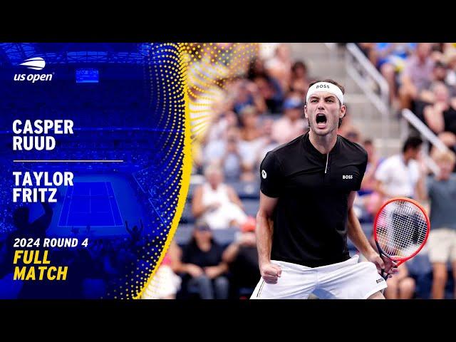 Casper Ruud vs.Taylor Fritz Full Match | 2024 US Open Round 4