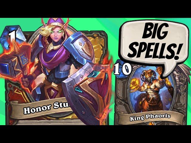 I like BIG spells and I cannot die... Polkelt Phaoris Paladin! | Scholomance Academy | Hearthstone