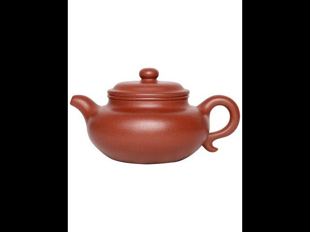 320cc Chinese Yixing Handmade Zisha Jiang Po Clay "Fang Gu" TeaPot