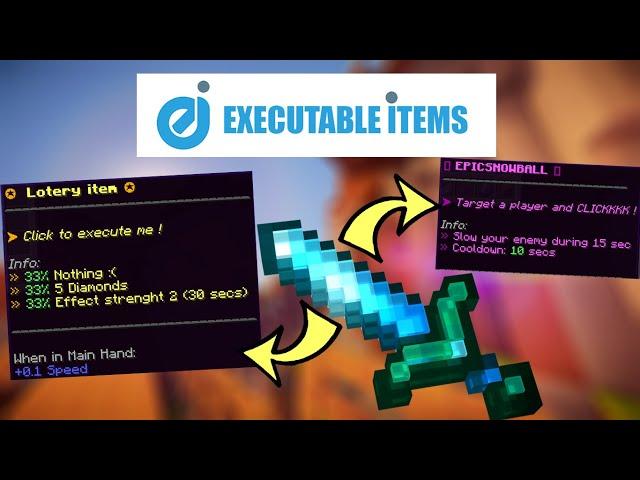 Custom Items Plugin | Minecraft Plugins