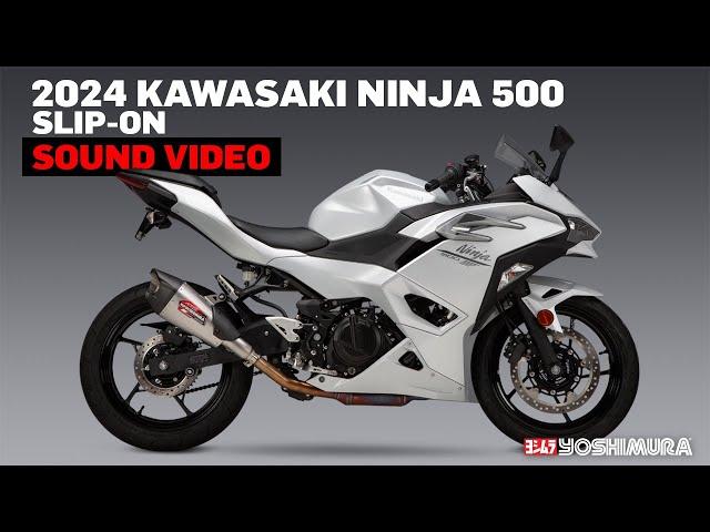 Ninja 500 Exhaust sound - Stock vs. Yoshimura AT2 Slip-on