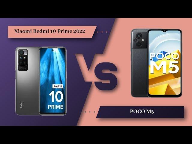 Xiaomi Redmi 10 Prime 2022 Vs POCO M5 - Full Comparison [Full Specifications]