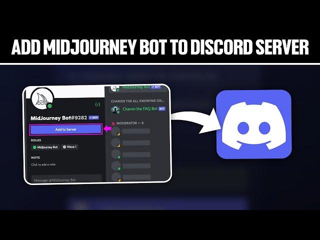 How To Add Midjourney Bot To Your Discord Server 2024! (Full Tutorial)