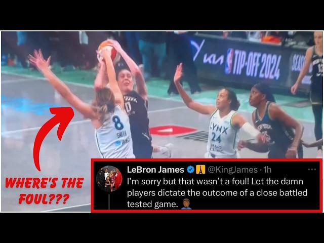 Was the WNBA Finals RIGGED?? LeBron James CALLS OUT WNBA Finals refs for EGREGIOUS call