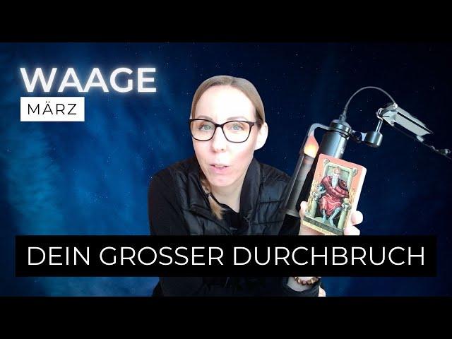 WAAGE ️ Endlich! Der große Durchbruch #selbstermächtigung | März 2025 • Tarot