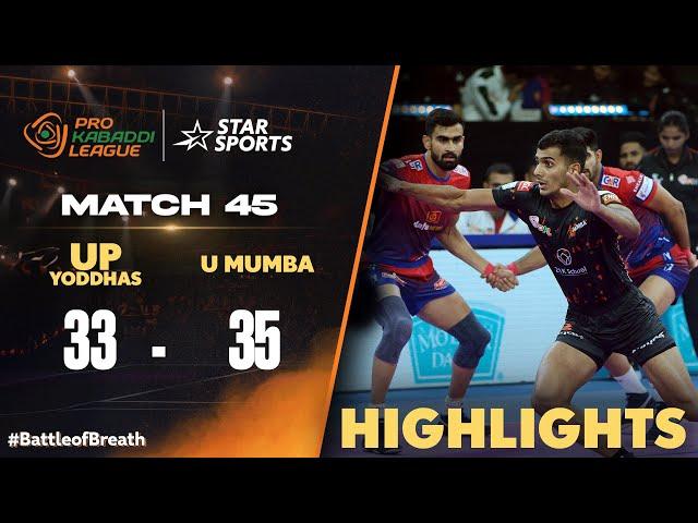 U Mumba secure an important win to make it 3 wins in a row | #ProKabaddiOnStar