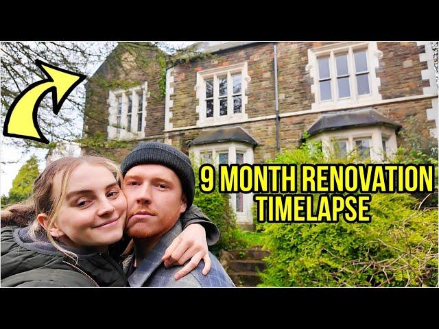 We Bought a Derelict Victorian Villa ️ 9 months of renovations in 40 mins TIMELAPSE