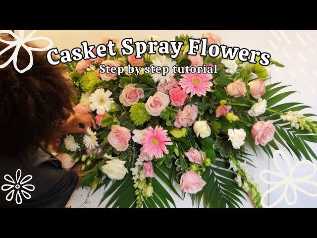 Create Stunning Casket Sprays, Funeral Flower Arrangement Tutorial