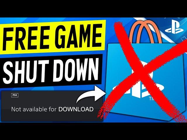 FREE PS4/PS5 Game SHUTTING DOWN + More PlayStation Game News and Updates!