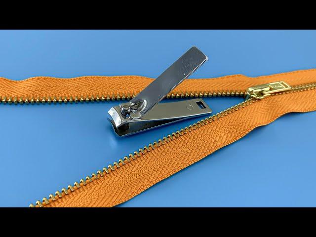 The tailor shared a secret! How to fix a broken zipper in minutes