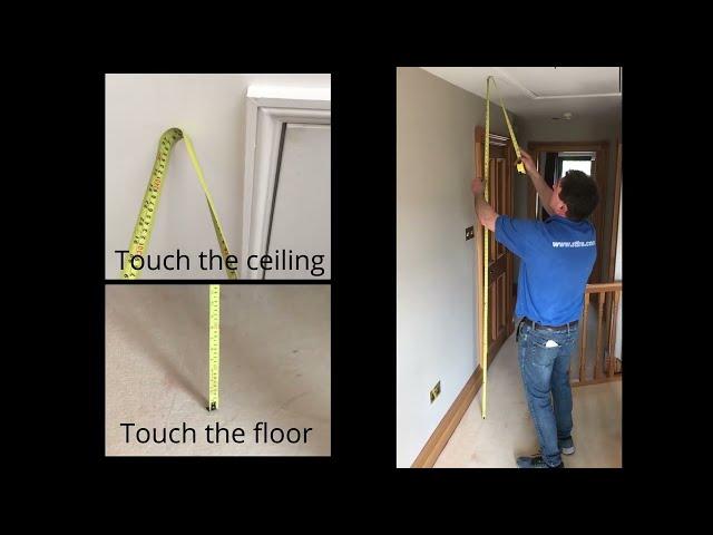 How to measure ceiling height for loft ladder