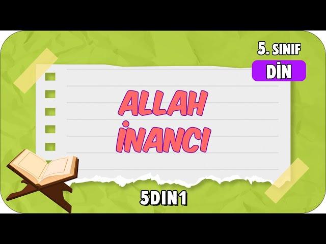 Allah İnancı  tonguçCUP 1.Sezon - 5DIN1 #2024