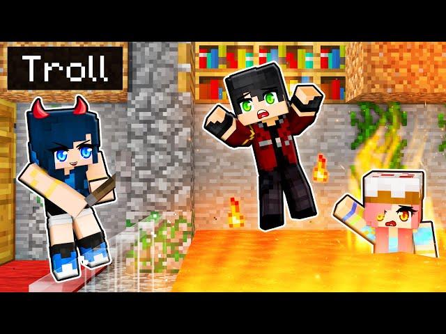 10 FUNNY TROLL Pranks in Minecraft!