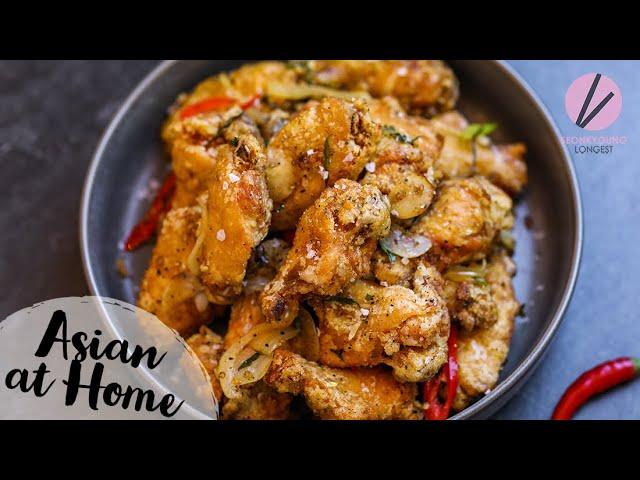 The BEST Salt and Pepper Chicken Wings