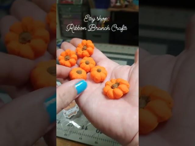 https://ribbonbranchcrafts.etsy.com/listing/4317108098 #clay #halloween #fall  #crafts #tutorial