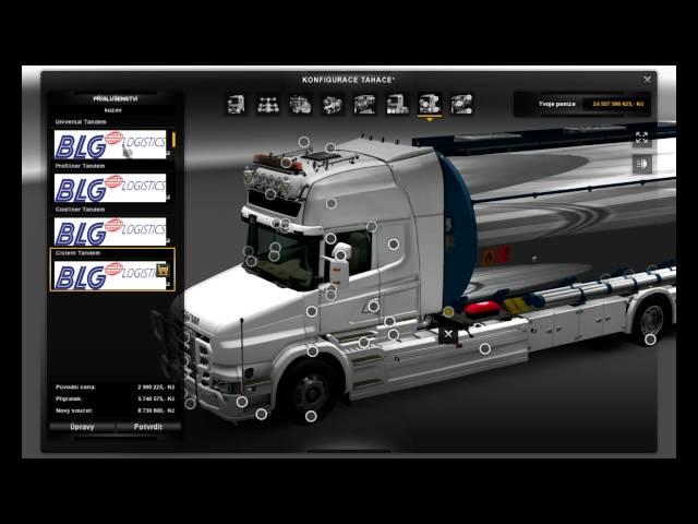 Euro Truck Simulator 2 Scania T Longline Tandem v1