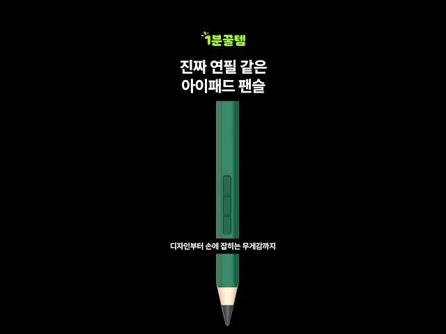 아이패드 필수템! 진짜 연필같은 아이패드 펜슬 추천 #낼나 #아이패드펜슬 #와디즈추천