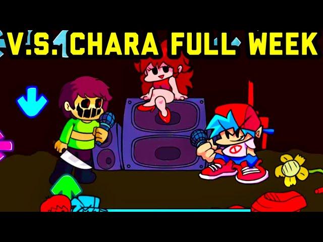 Friday Night Funkin' - V.S. Chara FULL WEEK - FNF Mods