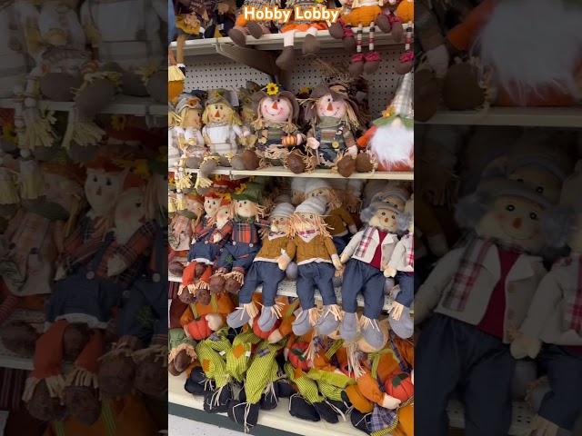 Cute scarecrow decor Fall Decor at HobbyLobby #homedecor #falldecor #autumndecor