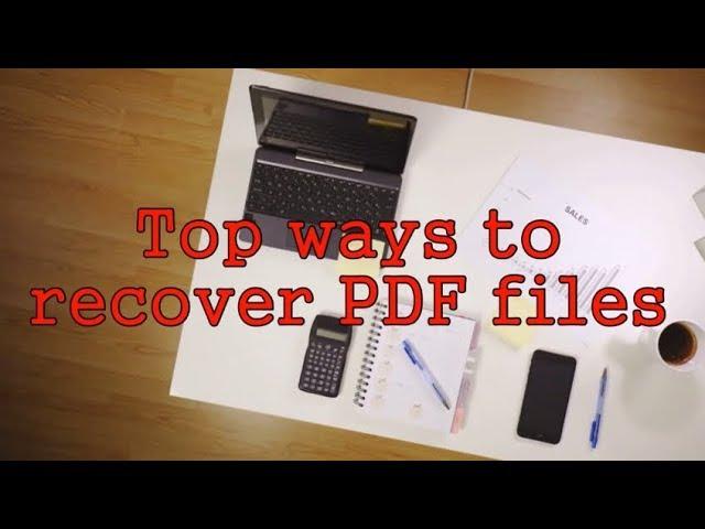 How to Recover PDF files