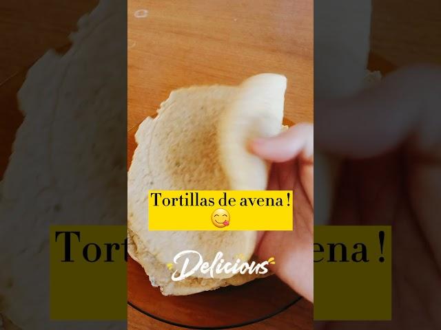 Las tortillas de avena más fáciles de hacer ?  #shorts #viral #short