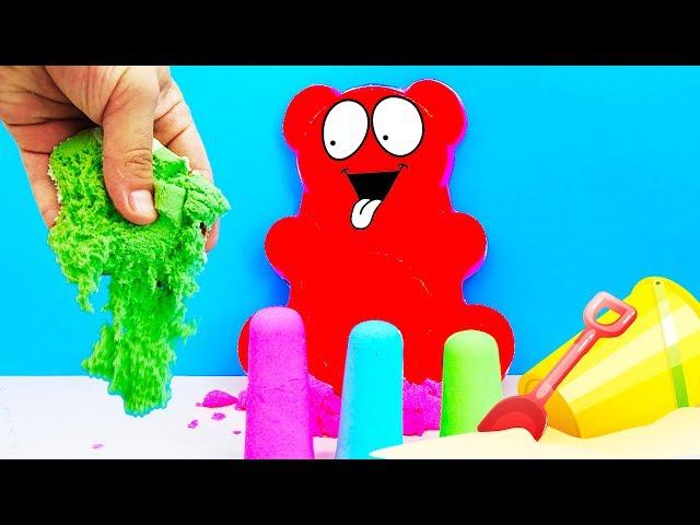 KINETIC SAND AND JELLY THE BEAR VALERA