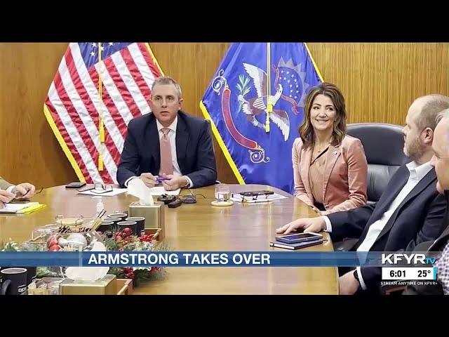 Armstrong discusses priorities for first year in office as governor