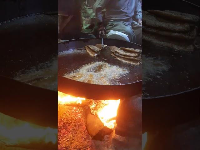Sizzling Fish Fry on a Winter Night: The Ultimate Wood Fire Feast #fish