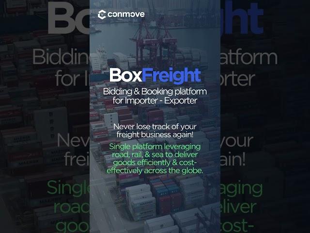 Container Logistics made Easy! - Conmove