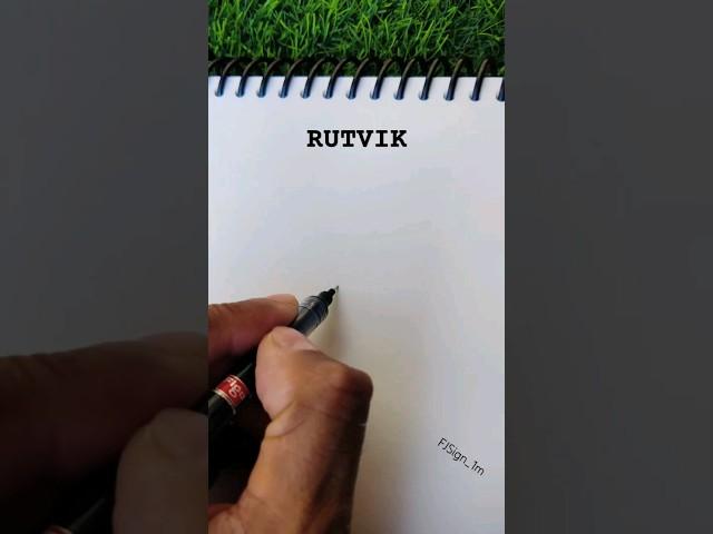 How to learn your signature?️#youtubeshorts#signature#shortsviral
