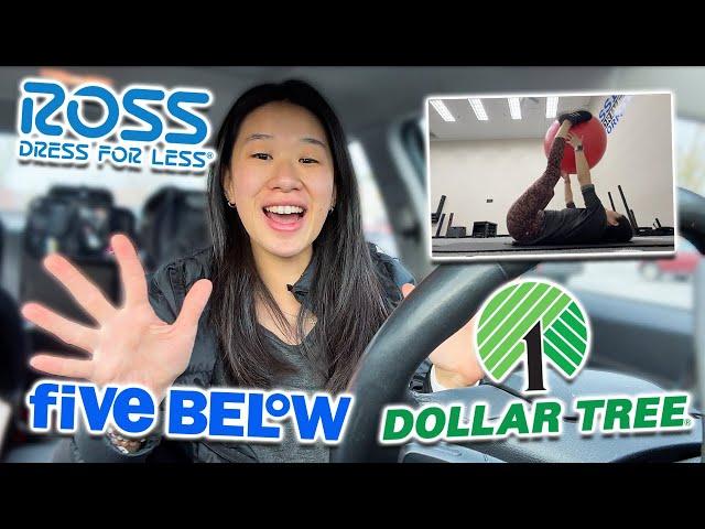 Let's go the gym and run errands together! (Dollar Tree, Five Below, Ross)