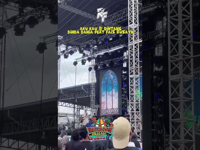 Aku Kau & Bintang - Dinda Dania feat Faiz Ruzayn (Live at Hausboom Music Festival)