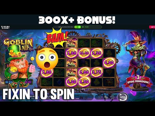  300X+ BONUS! $$$ UP TO 50SC a SPIN!  Chumba Casino