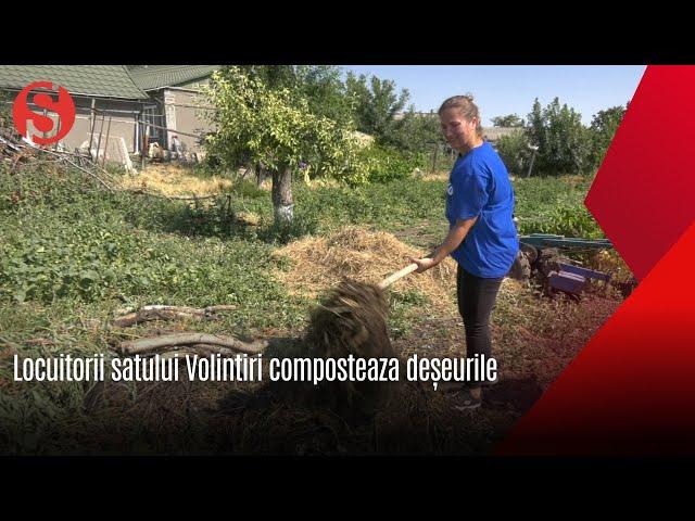 Locuitorii satului Volintiri composteaza deșeurile. Mai mulți gospodari și-au amplasat lăzi