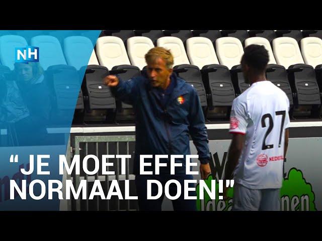 Speler Telstar krijgt lesje fair play van eigen trainer