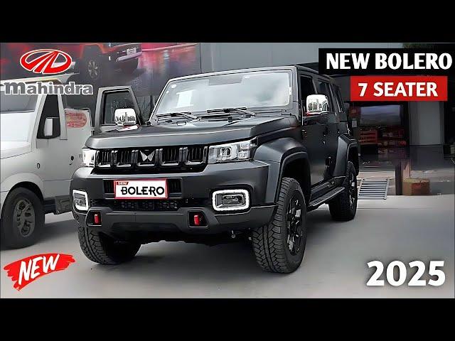 MAHINDRA All-New Bolero Launch|| 2025 MAHINDRA BOLERO FACELIFT|| ₹4.57 Lakh Price Book Now.