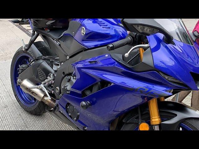 2018 Yamaha YZF R6 soundcheck on sc project full system ! Inline 4 howling!