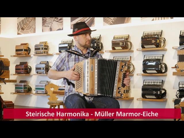 Steirische Harmonika - Müller Marmor-Eiche - Klub-Kameraden Marsch / Blumen aus Tirol (Jofzi)