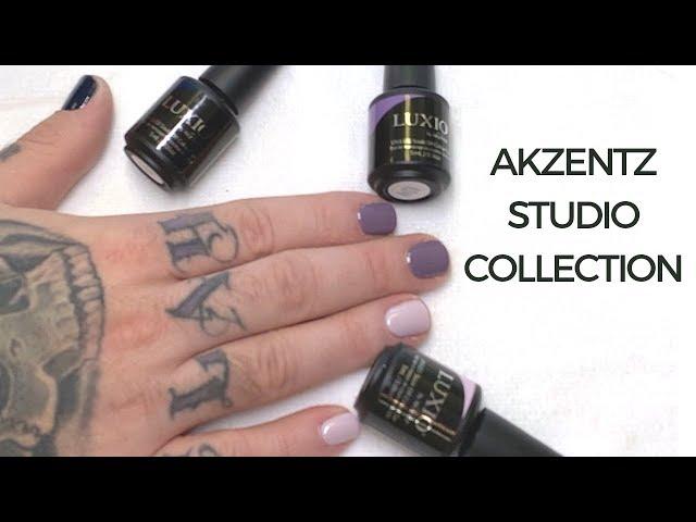 SWATCHING AKZENTZ LUXIO "STUDIO Collection" + NEW AKZENTZ LAMP